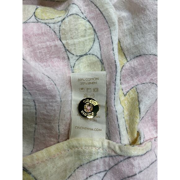 Cin Cin 'Troppo' Pink Cotton Top Size S - Picture 5 of 5